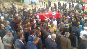 Şehit Servet akkuş gözyaşlarıyla ebediyete uğurlandı