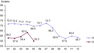 Tüketici güven endeksi 55,3 oldu