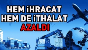 Afyonkarahisar'da ihracat %9,2, ithalat %7,6 azaldı.