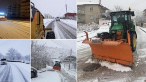 Karla Mücadele Çalışmaları Başladı