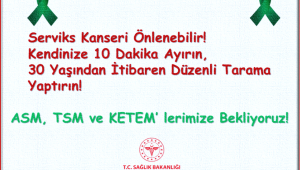 Kendinize 10 dakika ayırın, kansere karşı korunun