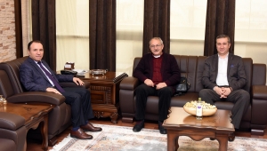 Rektör Karakaş Misafirlerini Kabul Etti