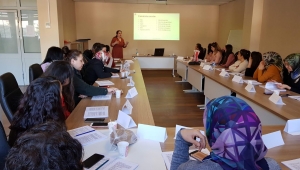 Sağlık Müdürlüğü personeline üreme sağlığı eğitimi verildi