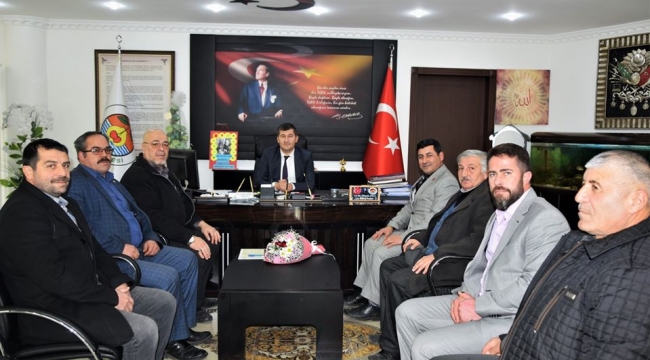 YRP Çay ilçe yönetiminden Belediye Başkanı Atlı'ya Ziyaret Ettik
