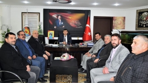 YRP Çay ilçe yönetiminden Belediye Başkanı Atlı'ya Ziyaret Ettik