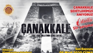 Afyonkarahisar Çanakkale Şehitlerini Anıyor