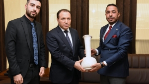 Rektör Karakaş MHP İl Başkan Yardımcısı Şimşek’i Kabul Etti