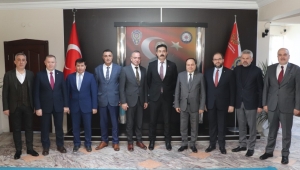 ATSO Yönetimi, İl Emniyet Müdürü Temiz’i Ziyaret Etti