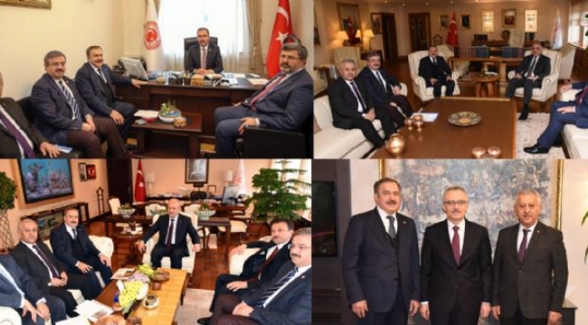 Başkan Zeybek Ankara’dan Heybesi Dolu Döndü