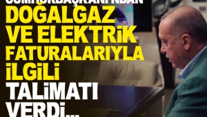 Cumhurbaşkanı Erdoğan'dan doğalgaz ve elektrik faturası açıklaması