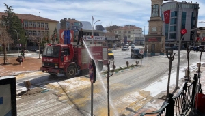 Emirdağ Belediyesi Virüsle canla başla mücadele ediyor