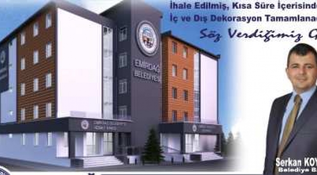 Emirdağ Belediyesi yeni hizmet binasına kavuşuyor