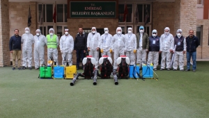 Emirdağ'da dezenfekte ekibi kuruldu