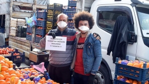 İscehisar Halk Pazarında Gerekli Tüm Tedbirler Aldındı