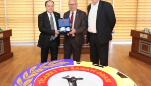 Kaya Ve Alimoğlu, Serteser’i Ziyaret Etti