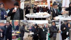 Kent Konseyi’nden Pazar Esnafına Çorba İkramı