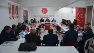 Kocacan, ilçe başkanları ile buluştu