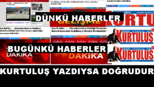 Kurtuluş sadece doğruları yazar