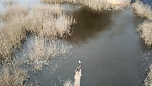 Son Dakika….Eber gölündeki sazlığı yakan yakalandı