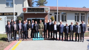 Tuğgeneral Alp’te Taziye Ziyareti