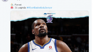 Afyon Belediye basketten Kevin Durant’lı 1 Nisan şakası