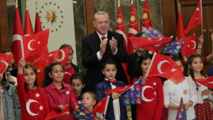Cumhurbaşkanı Erdoğan : 23 Nisan günü demokrasinin, millî iradenin, millet egemenliğinin en önemli sembolüdür