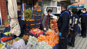 Dazkırı’da Pazaryeri Önlemlere Uygun Şekilde Kuruldu