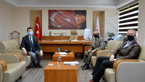 Halk Eğitim Müdürü Akın’dan Sağlık Müdürü Korkmaz’a moral ziyareti