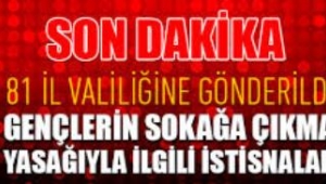 Koronavirüs Salgını ile Mücadelede Yaş Sınırlamasına İstisnalar geldi