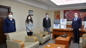 Osmangazi Elektrik Dağıtım İl Müdürlüğü solunum cihazı hediye etti