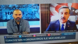Sağlık Çalışanlarımız Tıpkı Cephede Mücadele Eder Gibi Görevlerini Yerine Getiriyorlar