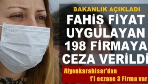 Son Dakika.....Afyonkarahisar'dan Fahiş fiyat artışı yapan 3 Firmaya ceza..!!