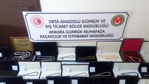 Son Dakika…. Gümrük Muhafaza Ekiplerinden tesbih ve doğaltaş operasyonu