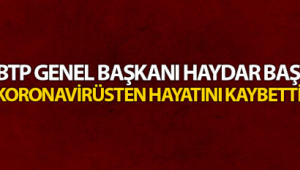 Son dakika... Haydar Baş Corona Virüsü nedeniyle hayatını kaybetti