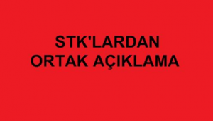 STK'lardan Ortak Açıklama