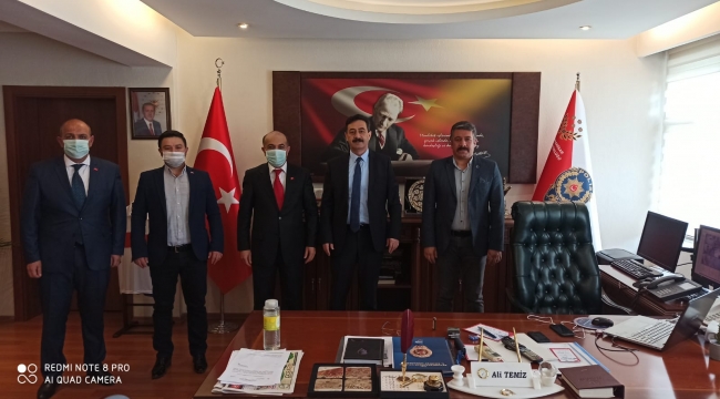 Türk Eğitimsen'den polis teşkilatına ziyaret