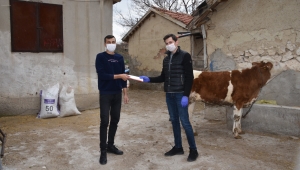 Yetiştirdiği Düvesini Milli Dayanışma Kampanyasına Bağışladı