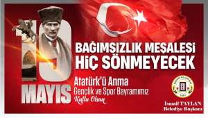 19 Mayıs Gençlik ve Spor Bayramımız Kutlu Olsun