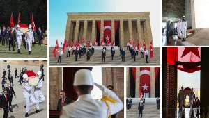 19 Mayıs'ın 101'inci Yılında İlk Tören Anıtkabir'de