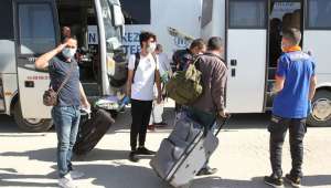 Afyonkarahisar'a yurtdışından getirilen son karantina kafilesi de tahliye edildi