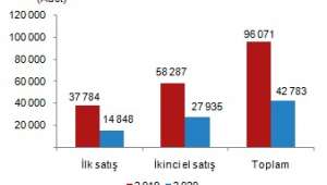 Afyonkarahisar'da, 2020 Nisan ayında 335 konut satıldı