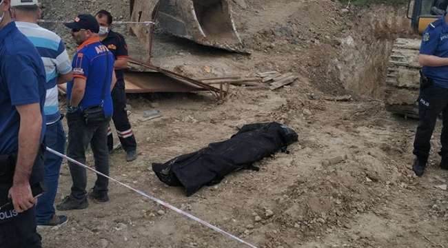 Afyonkarahisar'da inşaat işçisi göçük altında kalarak hayatını kaybetti