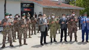 Afyonkarahisar'dan sınır ötesine giden özel harekatçılar dualarla karşılandı