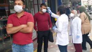 Afyonkarahisar Sağlık Müdürlüğü COVID-19 taraması yaptı.