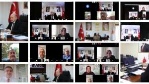 AK Parti'de video konferanslı teşkilat bayramlaşması