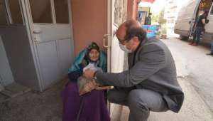 Başkan Çöl’den 65 Yaş Üstü Vatandaşlarımıza Moral Ziyareti