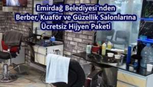 Başkan Koyuncu'dan Berberlere Mektup ve Hijyen Paketi