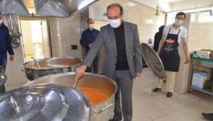 Başkan Mustafa Çöl Yemekhaneyi Ziyaret Etti