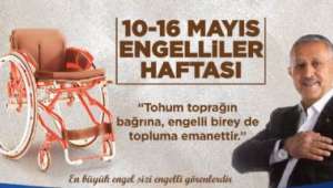 Başkan Zeybek'in Engelliler Haftası Mesajı
