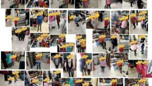 Bayram öncesi Çocukları sevindirdiler